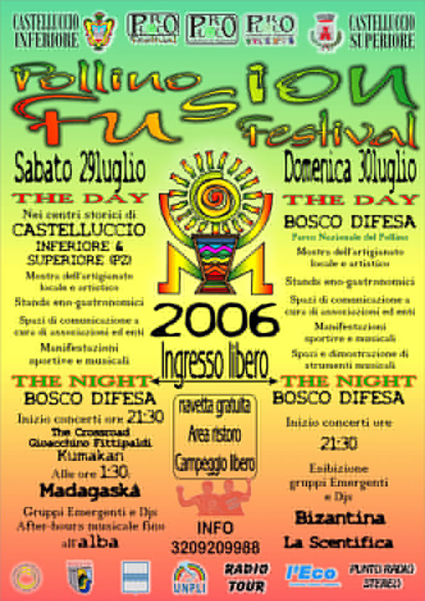 Programma del Pollino Fusion Festival