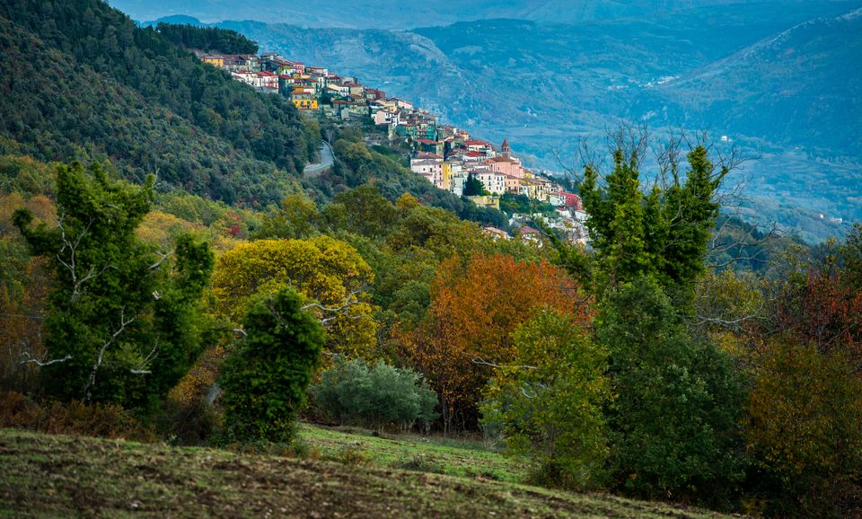 panorama di Castelluccio Superiore (PZ)