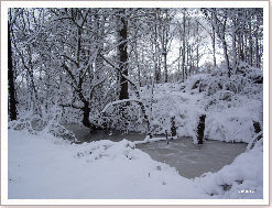 torrente Peschiera in inverno